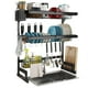 thumbnail image 1 of Escurridor de trastes Rack para Cocina Organizador Platos, Vasos y Utensilios Fabricado con Acero Inoxidable, Organizador de Espacios en la Cocina (Escurridor 2 Niveles 65 cm), 1 of 7