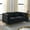 Black-60 Inch, variant on Spaco 60 Inch Oversized 2 Seater Sectional Sofa, Comfort Fabric Sectional Sofa with 2 Pillows, Deep Seating Sectional Sofa, Soft Sitting for Indoor as Living Room, Bedroom, White
