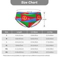 thumbnail image 3 of Men's Eritrea Flag Briefs Triangle Underwear Print Breathable Briefs, 3 of 7