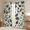 thumbnail image 2 of Castle Fairy Leaves Black Out Curtains,Flower Butterfly Curtains Pack of 2 (42x63 Each), 2 of 6