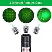 GJX [Professional] Rechargeable Green Laser Pointer High Power Green Beam Laser Light Long Distance Range for Tv/Led/Lcd Screens Tactical Flashlights Presentation Office/Outdoors/Astronomic [001]