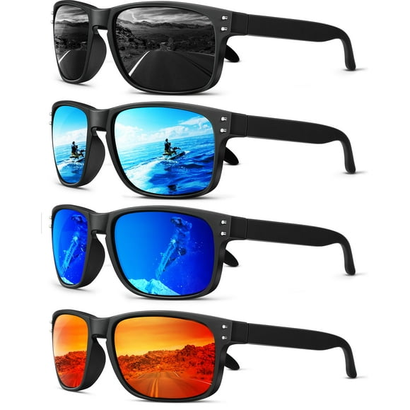 Gafas de sol ANYLUV cuadradas polarizadas para hombre con protección UV400