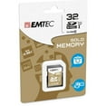thumbnail image 2 of EMTEC Class 10 SDHC, Gold, 2 of 2
