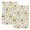 Beige, Yellow, Green, variant on Summer Lemon Kitchen Towels Set of 2, Rustic Fruits Leaves Pastoral Flower Plants Absorbent Dish Towels for Kitchen, Microfiber Hand Towel, Quick Drying Tea Towel for Cleaning Decorative Dishcloths