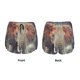 thumbnail image 3 of Balery Elephant in Smoke Pantalones cortos deportivos para mujer con forro y dos bolsillos, elásticos, para entrenamiento, gimnasio, yoga-Small, 3 of 7