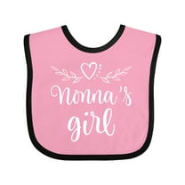 Inktastic Nonna Girl Granddaughter Girls Baby Bib