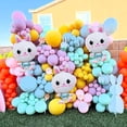 thumbnail image 4 of Easter Bunny Balloon Set Foil Rabbit Decorations for Party Celebration Egg Hunt Home Decor and Photo Backdrops, 4 of 4