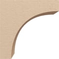 thumbnail image 3 of 6"W x 12"D x 12"H Classic Huntington Rough Cedar Woodgrain TimberThane Corbel, Primed Tan, 3 of 6