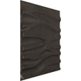 thumbnail image 2 of Ekena Millwork 19 5/8"W x 19 5/8"H Serina EnduraWall Decorative 3D Wall Panel, Universal Aged Metallic Weathered Steel (12-Pack for 32.04 Sq. Ft.), 2 of 6