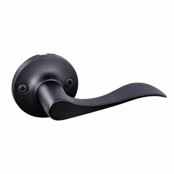 Stratford Right-Hand Dummy Door Lever, Matte Black