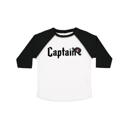 

Inktastic Captain with Pirate Hat Gift Toddler Boy or Toddler Girl T-Shirt