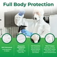 thumbnail image 3 of Hygea Natural Disposable Coveralls for Men & Women Full Body Protective Coveralls with Hood, XXL, 3 of 7