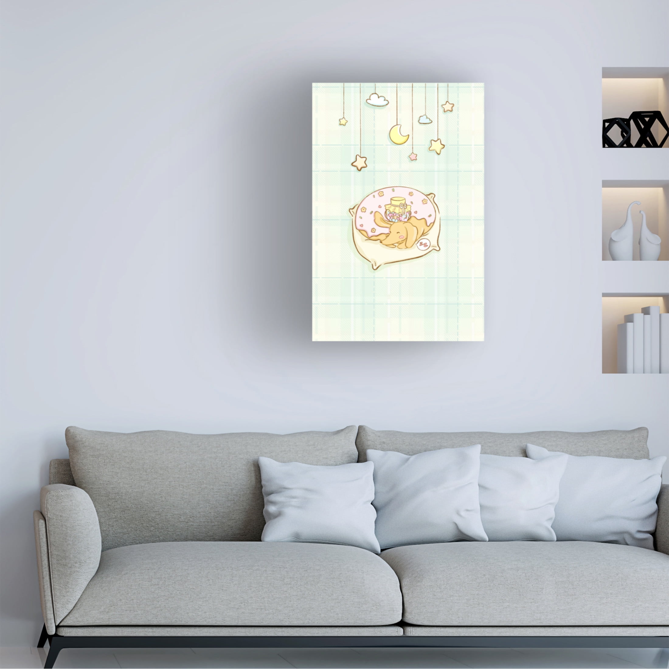Trademark Fine Art Xuan Thai  Lovely Dachshund Dog Canvas Wall Art