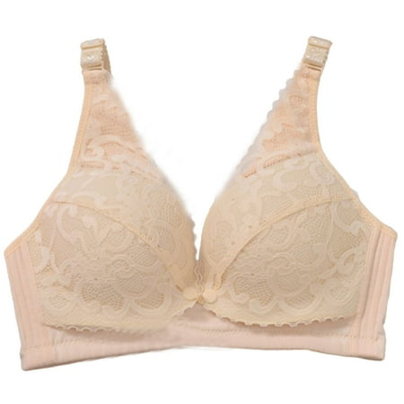 

Summer Clearance Bras for Women WJSXC Women s No Steel Ring Lactation Vest Bra Back Adjustment Yoga Running Bra Khaki L