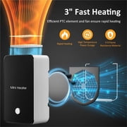 Portable Space Heater Desktop Hand Warmer Space Heater Portable Mini Electric Heater For Home Heaters Winter Heating Fan ,Heating Fast