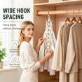 thumbnail image 5 of 16 Hooks Rotating Closet Organizer Hanger, Closet Organizer Hanger, 360° Swivel Multi-Hook Vertical Storage Rack, Multi Functional Vertical Storage Hook, Space-Saving Wardrobe Organizer 1Pcs, 5 of 9