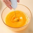 thumbnail image 2 of Kitchen Utensils Qwtwty Mini Household Milk Frother Stainless Steel Whisk Fancy Coffee Frother, 2 of 7