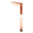 thumbnail image 4 of 0.25 ct Brilliant Round Cut Simulated Red Diamond 18K Rose Gold Stackable Band SZ 8, 4 of 6