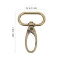 thumbnail image 2 of Supvox 20-Pack Lobster Clasp Swivel Hooks for Keychains, Bags, Crafting, Projects, and Decorative Accessories, 2 of 7