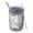 Math Equations Science, variant on 12oz Tumblers Gray and Pink Of Leopard Print Vacuum Insulated Stainless Steel Travel Tumbler Cups Mug with Lid and Straw for Beer,Coffee,Beverages with Cleaning Brush for Cold & Hot Drinks