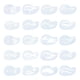 thumbnail image 1 of Set de plantillas para pintura facial infantil. Material de primera calidad. Ligero. Ideal para fiestas y manualidades. Forma de ceja, 1 of 9