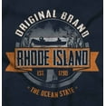 thumbnail image 2 of Rhode Island Fishing Trip Souvenir Men's Graphic T Shirt Tees Brisco Brands X, 2 of 4