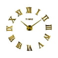 thumbnail image 1 of fastboy Timeless 3D DIY Wall Clock Easy To Read For Modern Decor Modern Large 3D Wall Clock Durable Construction Unique Style gold 1Set, 1 of 6