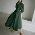 thumbnail image 2 of HJYCHN Elegant Ladies Blouse Dress with Long Sleeve High Waist Design for Everyday Casual Wear Green M, 2 of 6