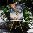 thumbnail image 4 of Happy New Year with Pomeranian Fireworks Holiday Xmas Winter 2025 Vertical Matte Canvas Poster Pom Dog Lover Gifts Wall Art Home Decor - 00025, 4 of 5