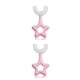thumbnail image 1 of Cepillo de para bebé Cateissary ergonómico de doble cara de silicona de 360 grados rosado S 2piezas, 1 of 6