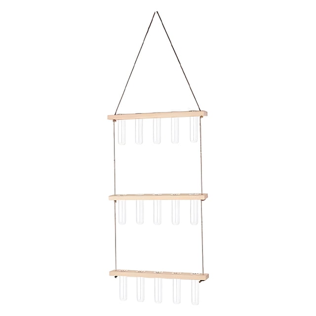 Injueey Jardinera versátil para colgar en la pared con soporte de madera, plantas de interior y exterior, únicas y llamativas Jardín y Patio Estilo de registro