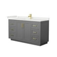 thumbnail image 4 of Wyndham Collection Wcf292960s-Qtz-Unsmxx Miranda 60" Free Standing Single Basin Vanity Set, 4 of 7