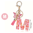 thumbnail image 4 of P Style Letter Keychain Cute Initial Letter Keychain Handle Pendant, 4 of 8