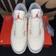 thumbnail image 3 of NEW N I-K-E A i r-Jor-dan Retro 3 “Muslin” NBY DH7139 100 Men Size 8.5, 3 of 6