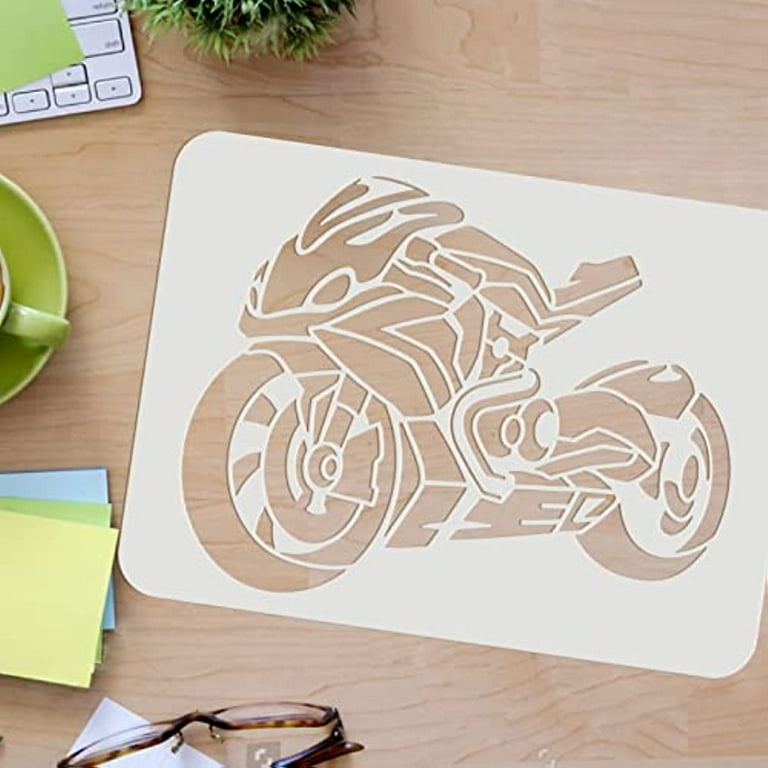 Motorcycle Stencil for Painting Large Stencil Motorcycles Biker Stencil Reusable Vehicles Wall Stencil DIY Craft Template for Wall Tiles Canvas Fabric - Walmart.com motorcycle-stencil-for-painting-large-stencil-motorcycles-biker-stencil-reusable-vehicles-wall-stencil-diy-craft-template-for-wall-tiles-canvas-fabric-walmart-com