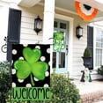thumbnail image 5 of Newhomestyle St Patricks Day Garden Flag 12×18 Inch Double Sided Green Shamrock Clover Welcome Small Outside Vertical Holiday Yard Decor, 5 of 5