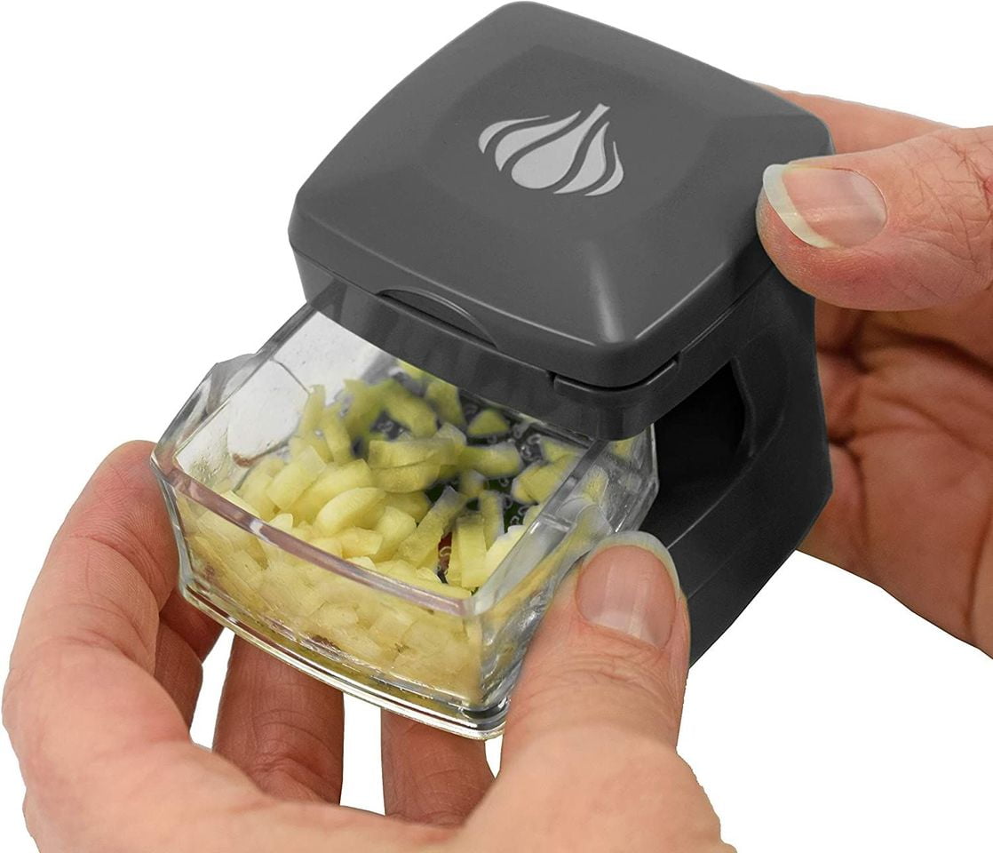 Kitchen Innovations Garlic-A-Peel - Grey - Mini Garlic Chop