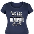 thumbnail image 3 of Deadpool - We Are - Women's Maternity Scoop Neck Graphic T-Shirt, 3 of 5