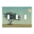 thumbnail image 2 of Dailycode Light Switch Plate Covers 2 Gang Wall Plate Plastics Outlet Covers for Kitchen Home Office Decor Tree and Moon, 2 of 8