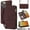 Coffee, variant on ELEHOLD for iPhone 15 Pro Max Wallet Crossbody Case,Large Capacity Card Slots Zipper Purse Kickstand Function Magnetic Clasp Shoulder Strap Wrist Lanyard Flip Leather Case for iPhone 15 Pro Max,Brown