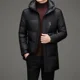 thumbnail image 3 of 2024 Chaqueta de plumón superior para hombre, sombrero desmontable de invierno, abrigo grueso de plumón de pato de moda informal, nuevo estilo, ropa cálida a prueba de frío, 3 of 5