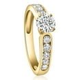 thumbnail image 2 of Pompeii 1 Ct Diamond Engagement Ring With Channel Set Accents in 10k Yellow Gold, 2 of 4