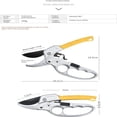 thumbnail image 3 of 7.87" Garden Pruning Shears with SK-5 Metal Blade Handheld Pruning Shears, Secateurs, Lightweight Cutting Tool for Garden, Plants, Tree, Flowers, 3 of 6