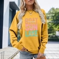 thumbnail image 2 of WEAIXIMIUNG Robe Chandail en Molleton pour Femmes Chandail en Molleton Surdimensionné Col Rond Manches Longues Pull, 2 of 4