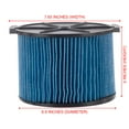 thumbnail image 5 of VF3500 3-Layer Fine Dust Cartridge Filter Replacement Part 26643 Compatible with RIDGID 3-4.5 Gallon Wet & Dry Portable Vacuums, 5 of 6