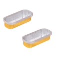 thumbnail image 1 of Picnic Trays For Food Disposable Aluminum Foil Tin Box Aluminum With Lid Rectangular Tin Foil Packing Box 200ml Aluminum Mini Loaf Baking Pans For Cooking Baking Meal Prep Take Out Etc 5pc Gold, 1 of 9