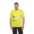 thumbnail image 3 of Portwest S478 Men's Hi Vis Safety T-Shirt - Short Sleeve High Visibility Lightweight Class 2 Shirt Yellow Tall, Large, 3 of 4