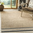 thumbnail image 2 of SAFAVIEH Natural Fiber Becky Solid Area Rug, Natural/Black, 2'3" x 4', 2 of 6