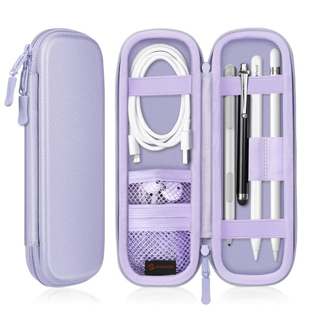 Funda de piel sintética para Apple Pencil Fintie Lilac Purple