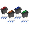 thumbnail image 1 of Interior 1 Juego de interruptor basculante LED DC 12V-24V/20A interruptor de palanca de 3 pines impermeable para tablero de caravana y autocaravana, 1 of 1